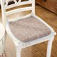 thumbnail image 5 of Cojín de silla de lino de algodón | Almohadilla de asiento de enfriamiento de verano para computadora de oficina o silla de comedor | Diseño de tejido transpirable | Relleno de espuma suave | 1, 5 of 5