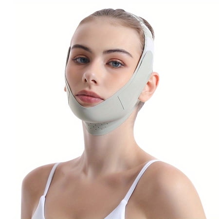 Facial Band for Jawline Contouring and Reduction - Strap for Face Lift and Double Chin Reducer for Fitness & Yoga