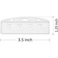 thumbnail image 2 of Portatarjetas de PC transparente esmerilado PS de medio corte, portatarjetas de identificación, portatarjetas, 2 uds., 2 of 4