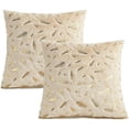 thumbnail image 1 of Funda De Almohada De Felpa De Plumas, Cojín De Felpa Dorada, Funda De Cojín De Decoración De Oficina Para Sofá Sofá Cama Para El Hogar, 43 X 43 Cm Zhivalor MZQ-0582-1, 1 of 4