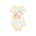 thumbnail image 2 of Disney Baby Wishes + Dreams Winnie the Pooh Baby Boys or Girls Bodysuit, 3-Pack, Sizes Newborn-18 Months, 2 of 17