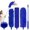 Blue, variant on 5-in-1 Kit Dusters for Cleaning, Duster with Extension Pole, Extendable Duster with 100 Inches, Microfiber Dusters, Webster Cobweb Duster for Cleaning Ceiling Fans, Furniture, Blinds - Blue