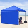 thumbnail image 7 of MASTERCANOPY 10 x 10ft Pop-up Canopy Tent with 1 Sidewall, Blue, 7 of 7