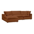 thumbnail image 6 of TOV Furniture Cali Rust Performance Fabric Modular 4 Piece Sectional, 6 of 7