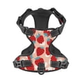 thumbnail image 4 of Picia Red Strawberry No-Pull Dog Harness Reflective Front Clip Vest with Handle,Step-in Air Dog Harness,Adjustable 2 Metal Rings 4 Buckles,Easy to Put on & Take Off Small, 4 of 9