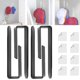 thumbnail image 1 of Gancho para sombreros de acrílico resistente montado en la pared, organizador de gorras de béisbol, perchero adhesivo fuerte, soporte para sombreros multiusos, almacenamiento adhesivo para gorras de, 1 of 7