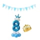 thumbnail image 4 of 0-9 Soporte Número Globo Sombrero Conjunto de pancartas Decoración de de cumpleaños 8, 4 of 8