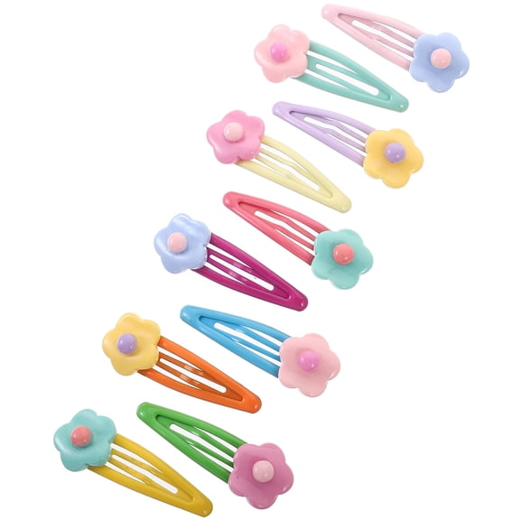 LOLIPPYY 10Pcs Hair Barrettes Little Girls Assorted Color Cute Girl Style Hair Accessories