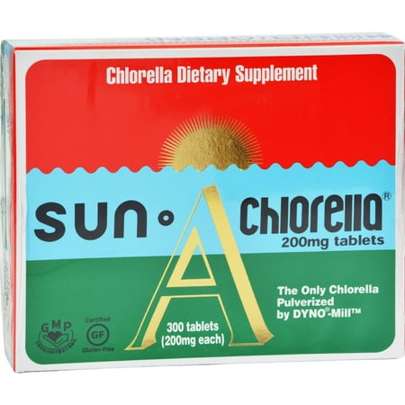 Sun Chlorella A Tablets - 200 mg - 300 Tablets