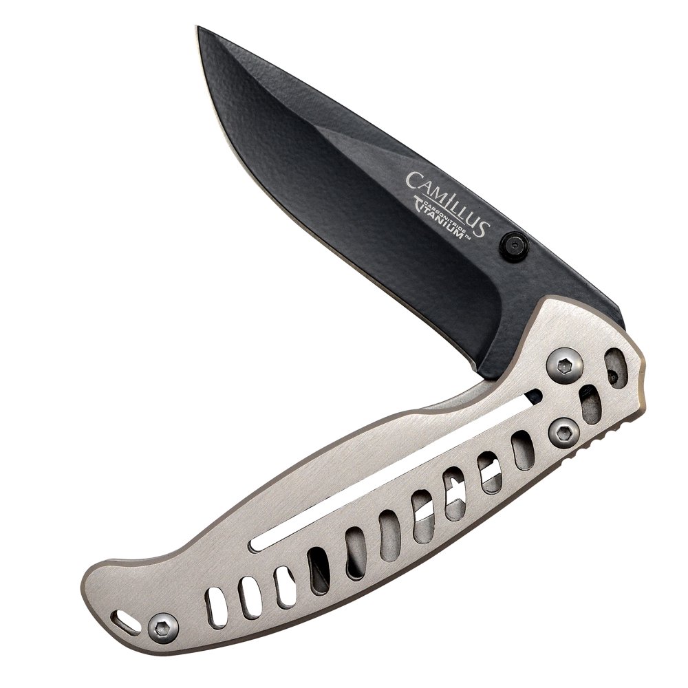 Camillus Edc3 Carbonitride Titanium 9" Folding Knife, 3" Blade, Hunting