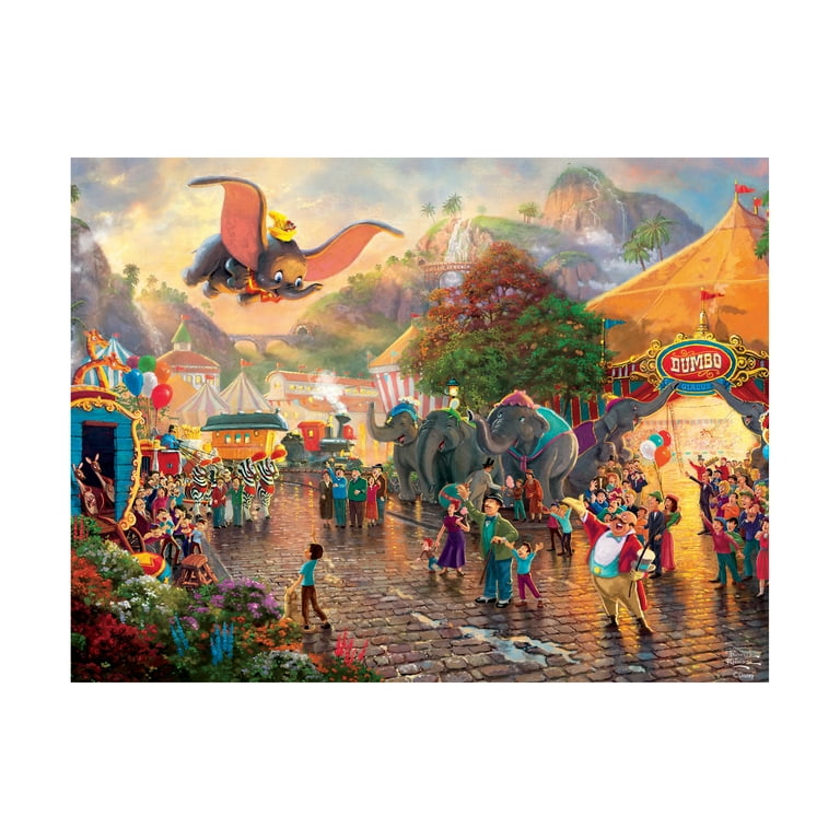 Disney Thomas Kinkade ダンボ 750ピースジグソーパズル Thomas Kinkade Disney Dreams - Disney Dumbo: 750 Pcs