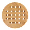 thumbnail image 1 of Whataatahia - Mantel individual redondo de bambú para tazas y platos, resistente al calor, L, 1 of 8
