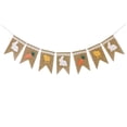 thumbnail image 2 of HongHeng 1Pc Burlap Radish Garland Banners, Bunny Burlap for Easter Decorations Home office School Outdoor Party Supply, 2 of 6