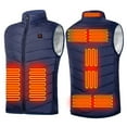 thumbnail image 1 of Heated Jacket Men Coat Intelligent USB Electric Winter Thermal Vest (L), 1 of 9