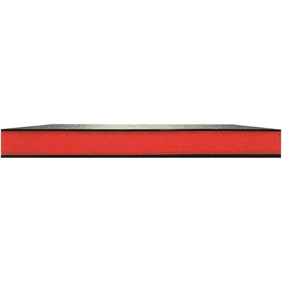 HTYSUPPLY 02513 30-MM Thick 2-ft-by 4-ft Kaizen Foam Sheet - Black and Red