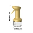 thumbnail image 3 of Botella pulverizadora de aceite de vidrio | Aceitera de cocina de grado alimenticio con filtro de malla fina | Diseño sellado a prueba de fugas | Atomizador de control cuantitativo de aceite para, 3 of 5