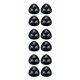 thumbnail image 1 of Speravity 4X Mute Ball Universal Wheel Joint Ruedas Negro Autoadhesivo Acero inoxidable Cojinete de carga Suministros para el hogar Negro / Acero Type1 NO1, 1 of 1