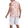 thumbnail image 2 of Naloa Easter Rabbit Basketball Jersey Reversible Men's Mesh Athletic Sports Shirts Training Practice S-4XL3X-Large, 2 of 6