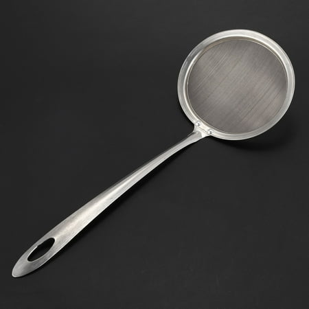 

Kitchen Stainless Steel Mesh Hanging Oil Filter Net Strainer Scoop