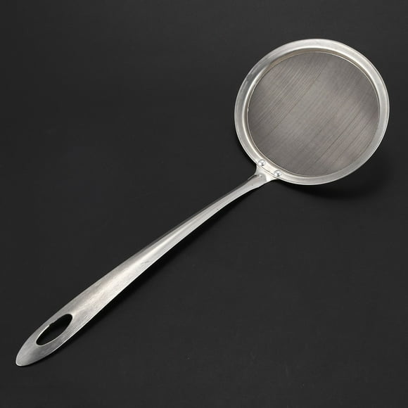 Kitchen Stainless Steel Mesh Hanging Oil Filter Net Strainer Scoop