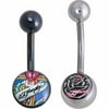 Ed Hardy Stainless Steel Belly Ring Set