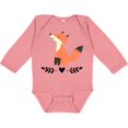 thumbnail image 3 of Inktastic Fox for Girls Woodland Animal Girls Long Sleeve Baby Bodysuit, 3 of 5