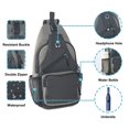 thumbnail image 4 of Mochila bandolto con bandolta para hombre y mujer, color negro, 4 of 6