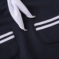 thumbnail image 7 of Baby Toddler Boys and Girls Summer Stripe Prints Sailor Romper Marine Navy Jumpsuit Outfit Navy 0 Months-1 Months, 7 of 7