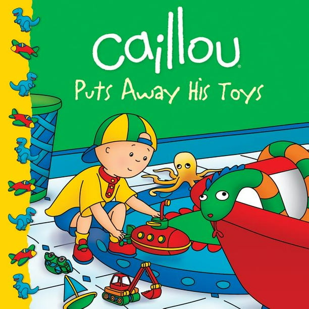 Caillou 8x8: Caillou Puts Away His Toys (Paperback) - Walmart.com ...