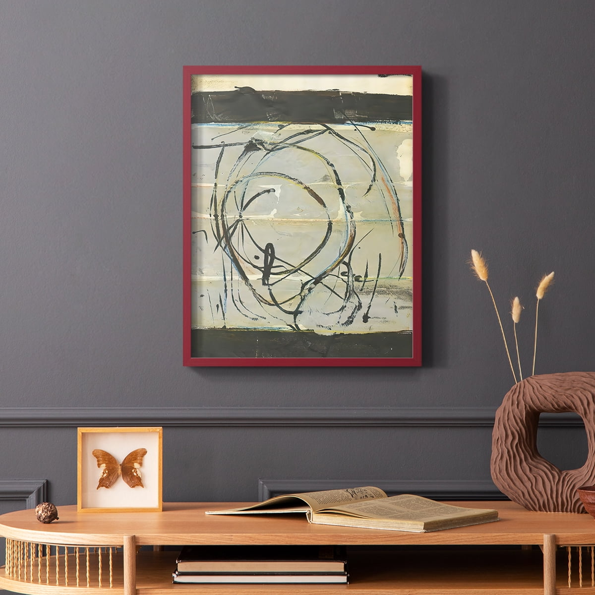 Continuing Energy II in Paper Solid Wood 8 x 10 Framed Print
