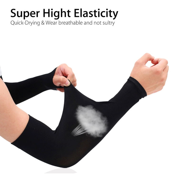 TiokMc 5 Pairs UV Protection Cooling Arm Sleeves, Multicolor photo 5