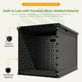 thumbnail image 2 of Patiowell 260 Gallon Deck Box, Waterproof Extra-Large Outdoor Lockable Storage Box with Divider for Patio Furniture and Garden Tools, Black, 2 of 9