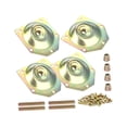 thumbnail image 3 of AMLESO Leg Mounting Plates Brackets Hardware High Strength for Sofa Furniture Chair, 3 of 8