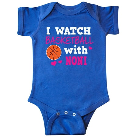 

Inktastic I Watch Basketball with Noni Gift Baby Girl Bodysuit