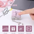 thumbnail image 3 of DIY Button Keycap Llavero Teclado Brillante 4 Botones Con LED para Regalos Pasar El Tiempo Aburrido TDAH Sensoriales Adultos Y, 3 of 9