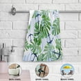 thumbnail image 5 of Summer Nautical Anchor Hand Towels, Tropical Leaves Blue Kitchen Towel Ultra Soft and Absorbent,Decorative Fingertip Face Towel for Bathroom Hotel, 2 PCS, 28.3"x 14.4", 5 of 5