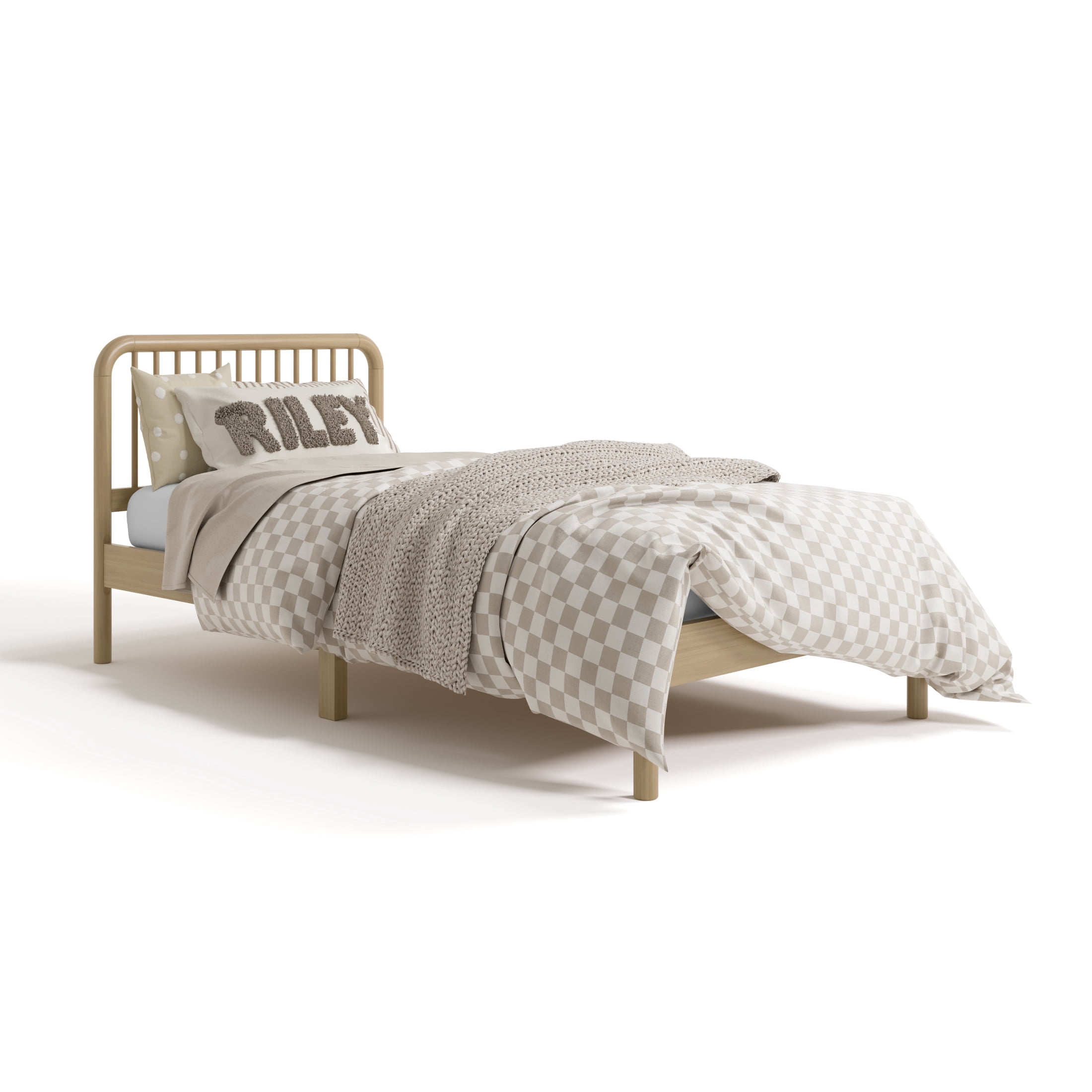 Storkcraft Porto Twin Bed, Driftwood