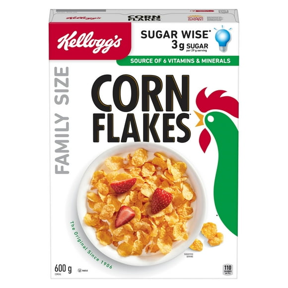 Kellogg's Corn Flakes Cereal 600 g, 600g