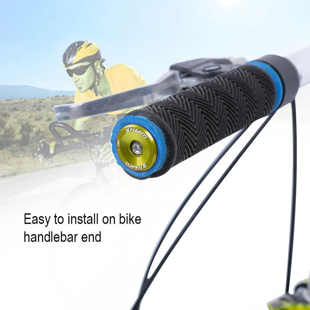 Mgaxyff Handlebar End Plugs,1 Pair Aluminum Alloy Bike Bicycle