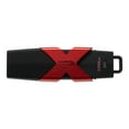 thumbnail image 1 of HyperX Savage - USB flash drive - 128 GB - USB 3.1 - black, metallic red, 1 of 1