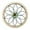 Blue, variant on Round Farmhouse Wall Wood & Metal Wall Art For Living Room Bedroom Kitchen Bathroom Dining Room Home Decorations Doll Small Decorative String for Crafts Centerpiece Decorations Live Clear Lights
