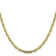 thumbnail image 3 of 14k Yellow Gold 24 Inch 3.7mm Link Cable Chain Necklace Pendant Charm Long, 3 of 9