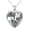 H1-Mother Family elephants locket only, variant on Heart Shaped Lucky Elephant/Koala Bear/Panda/Otter/Cat/Wolf Locket Necklace That Holds 1 or 2 Pictures Photo Sterling Silver Personalized Locket