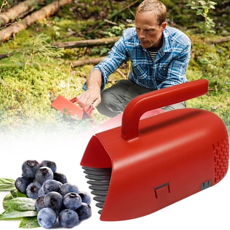 Blueberry Picker with Handle Garden Fruit Shovel Leaf & Berry Scoop Portable Harvesting Tool for Blueberry Picking