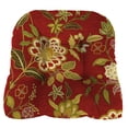 thumbnail image 2 of Jordan Manufacturing 3-Piece Alberta Salsa Red Floral Tufted Outdoor Cushion with 1 Wicker Bench Cushion and 2 Wicker Seat Cushions, 2 of 12