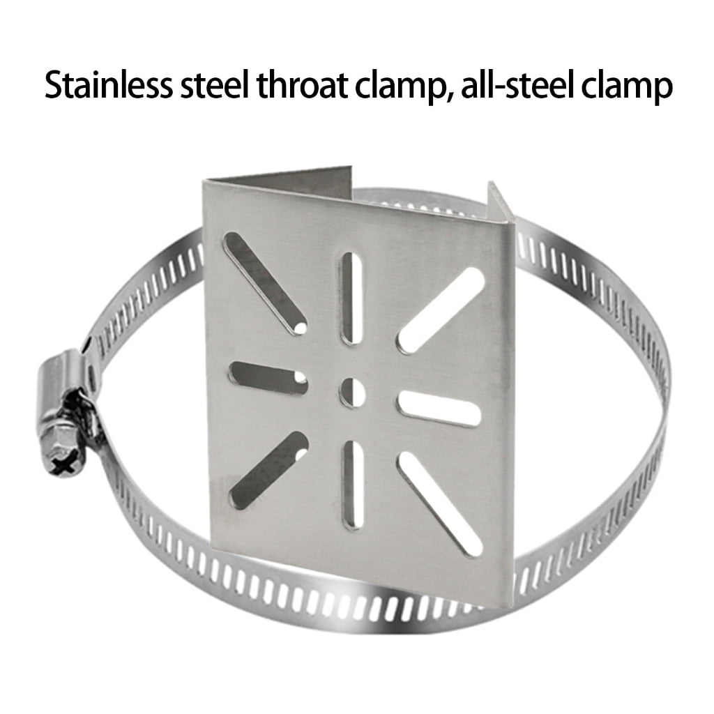 Rustproofed Metal Hose Clamps 100-400mm Ranges For Ventilation Duct Systems