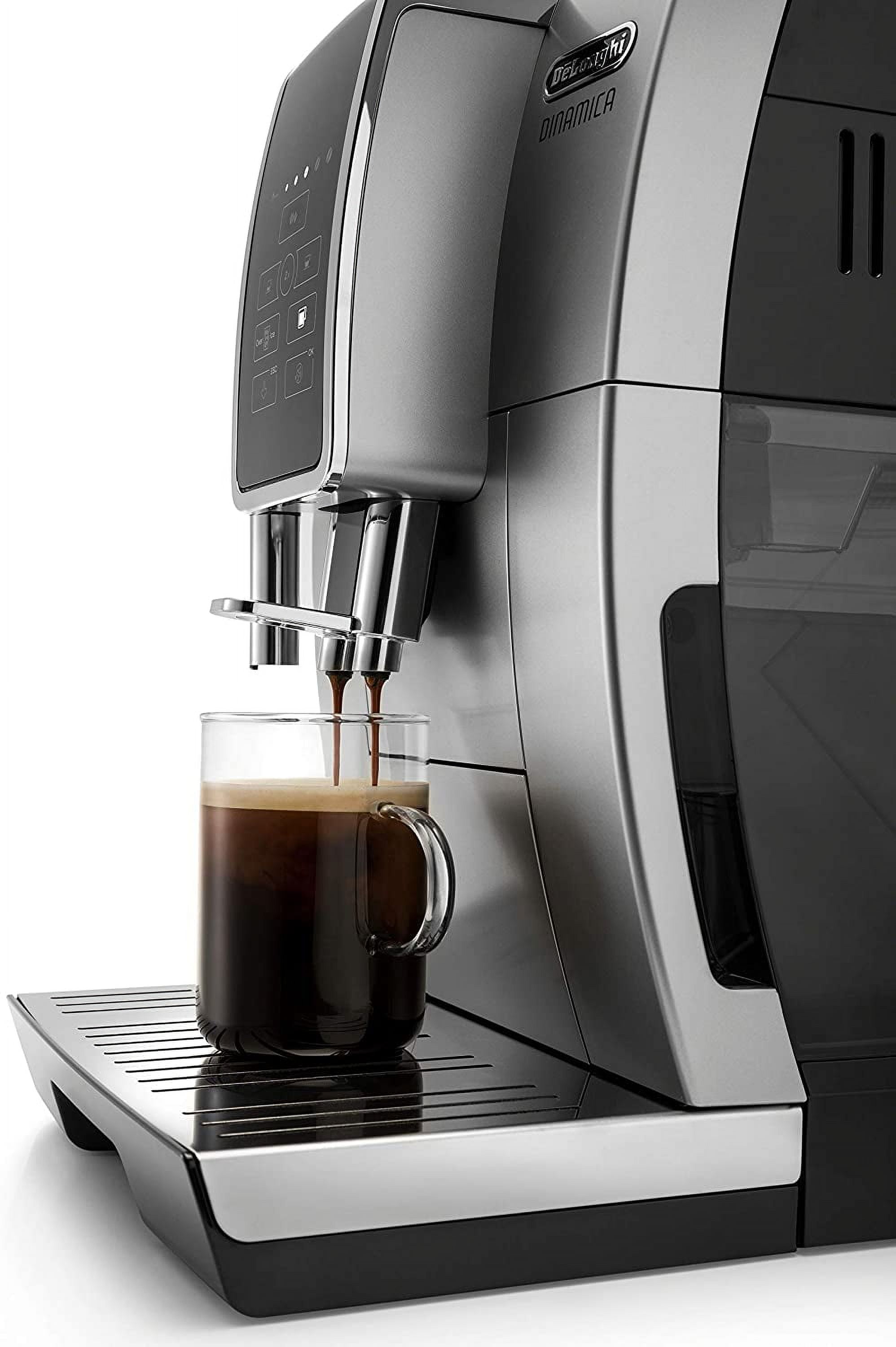 De’Longhi Dinamica ECAM35025SB TrueBrew Over Ice™ Fully Automatic Coffee and Espresso Machine, with Premium Adjustable Frother