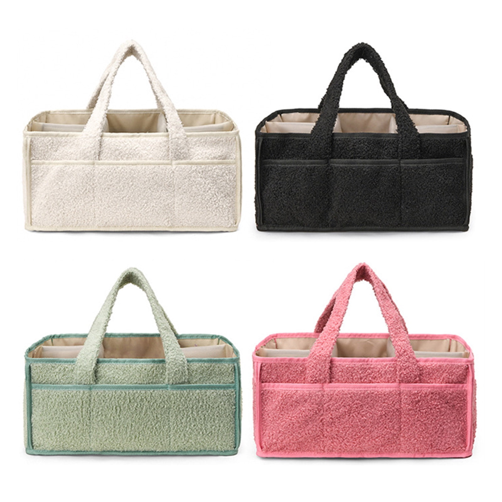 Spacious Baby Diaper Storage Bag Organiser for Organizing Essential New Mom Handbag Enjoy Car Travel Convenience