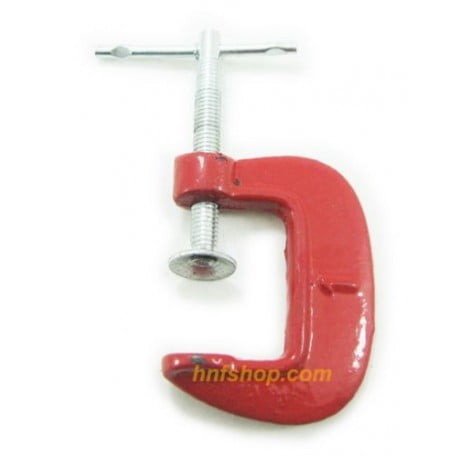 2Pcs G Clamp Set Small Heavy Duty Screw C Clamps For Wood L8C8 & K7L7 Work H3T5 
