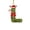 L, variant on YAMB Letter G Acrylic Christmas Hanging Ornament, 3.14" Single 2D Flat Customizable Letter Pendant, Reusable Personalized Bauble Festive Decor for Xmas Tree Wreath Mantel Home Party Use